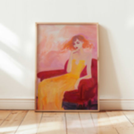 Modern Figurative Art Colorful Fashion Wall Art