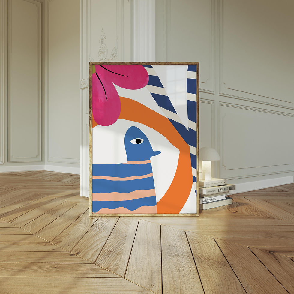 Thumbnail: Kids Abstract Wall  Art Set