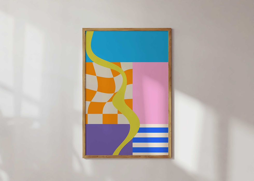 Thumbnail: Preppy Abstract Set of  3