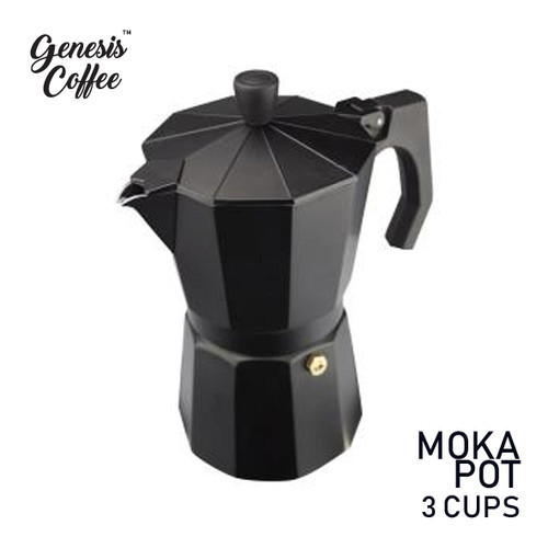 Moka Pot Black genesiscoffee