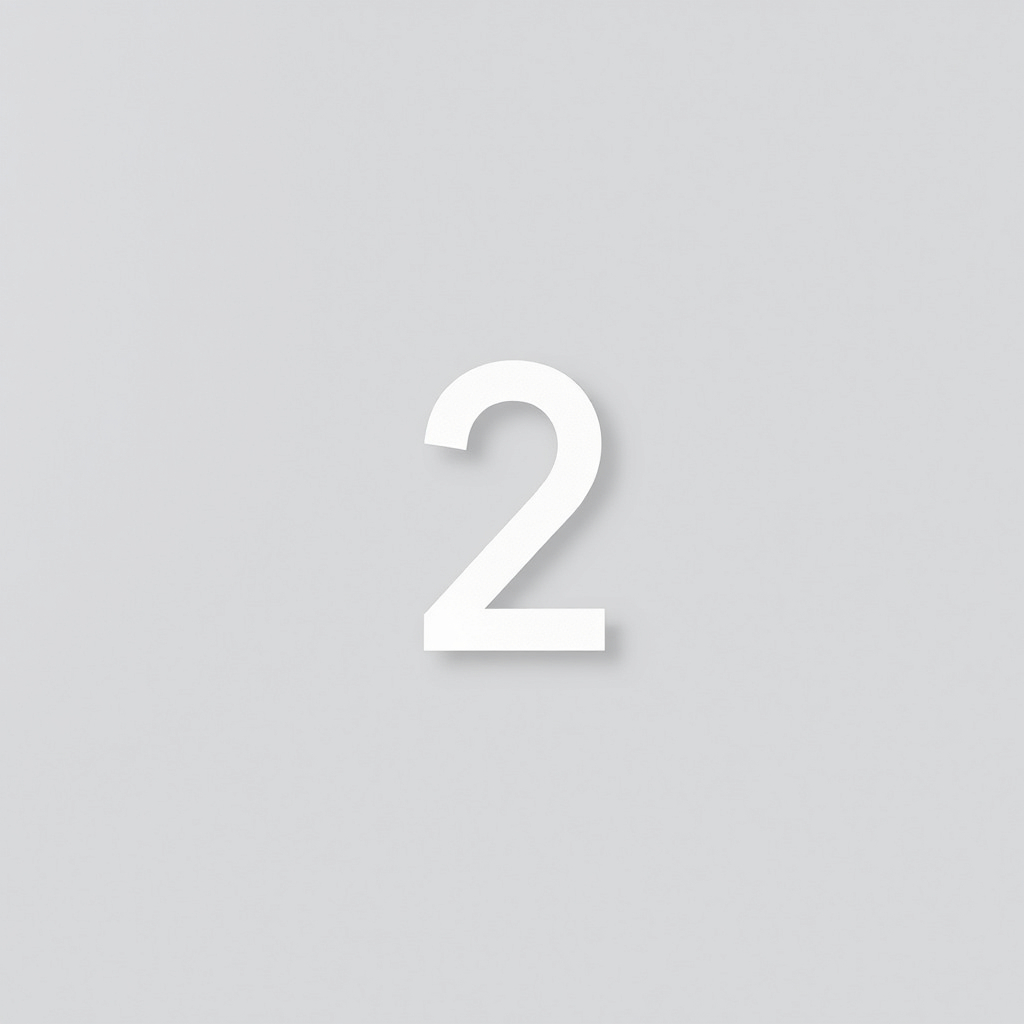 The number 2 In the middle of a grey space.jpg