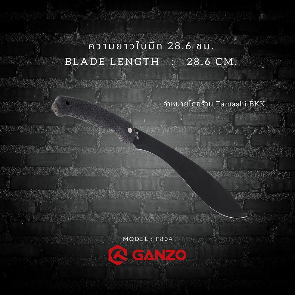 Thumbnail: มีดเดินป่า Ganzo รุ่น F804 ทรงกรุข่า