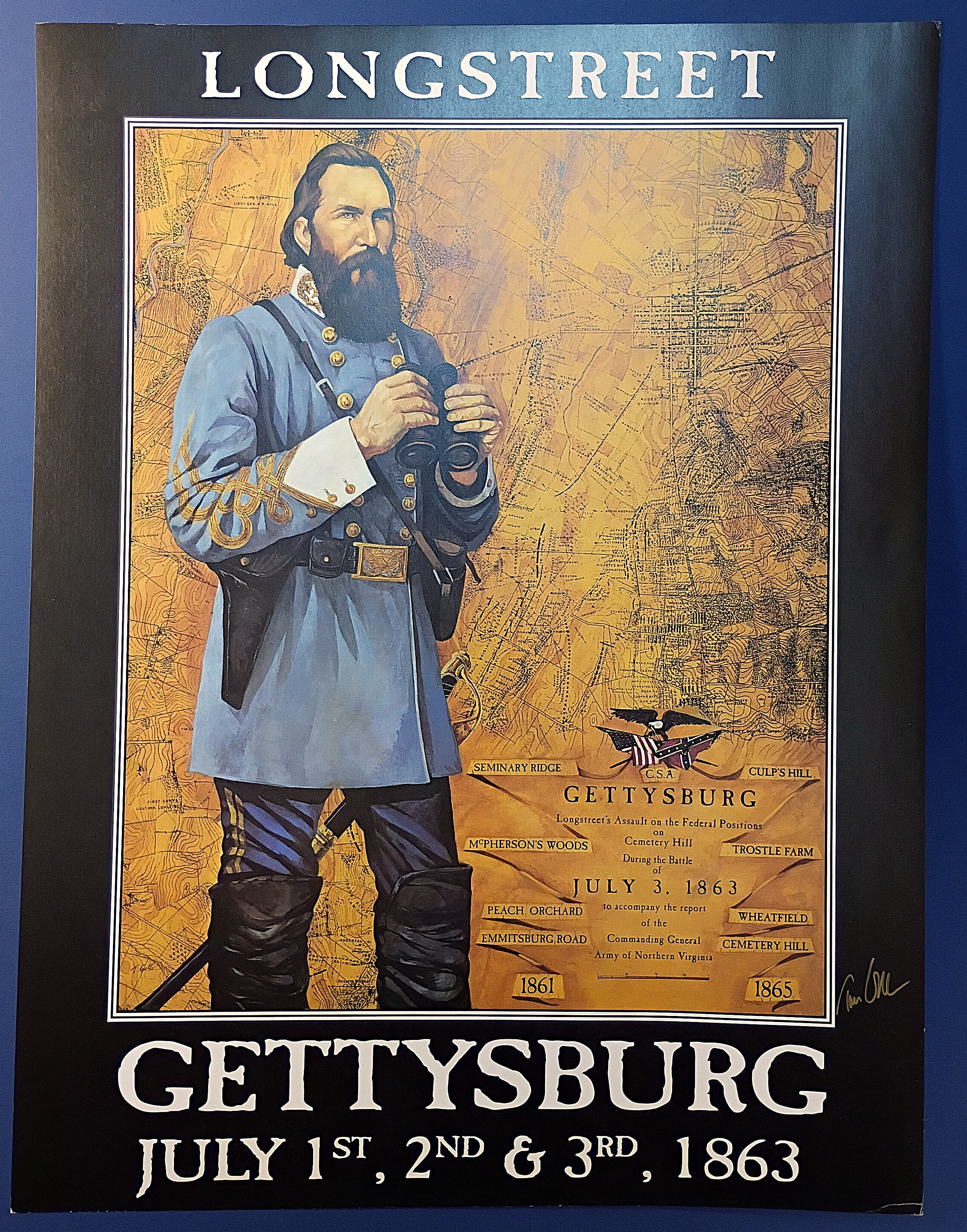 LONGSTREET Gettysburg 1863