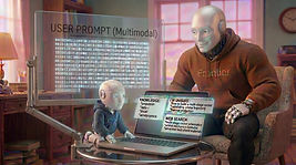 Small AI Agent Working for Frontier AI model handoff, preparing enough details associated with the user prompt
