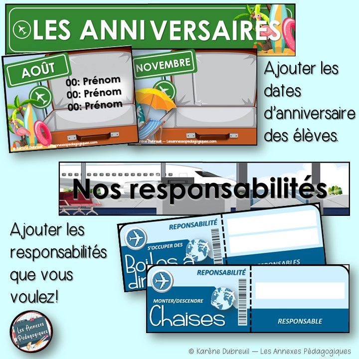 Miniature : Affichage de classe version "voyage"