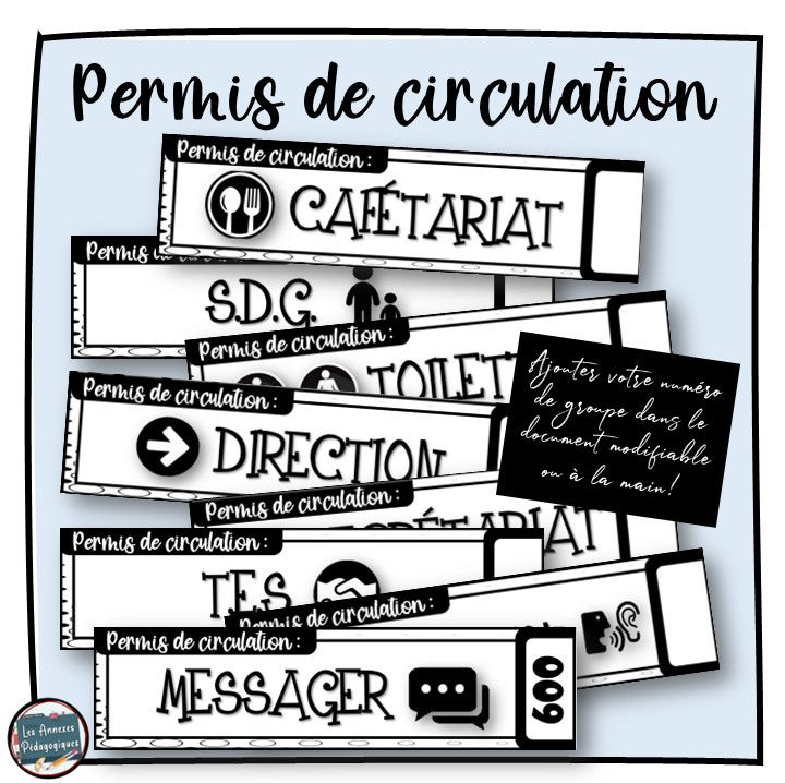 Miniature : Affichage classe version "noir et blanc"