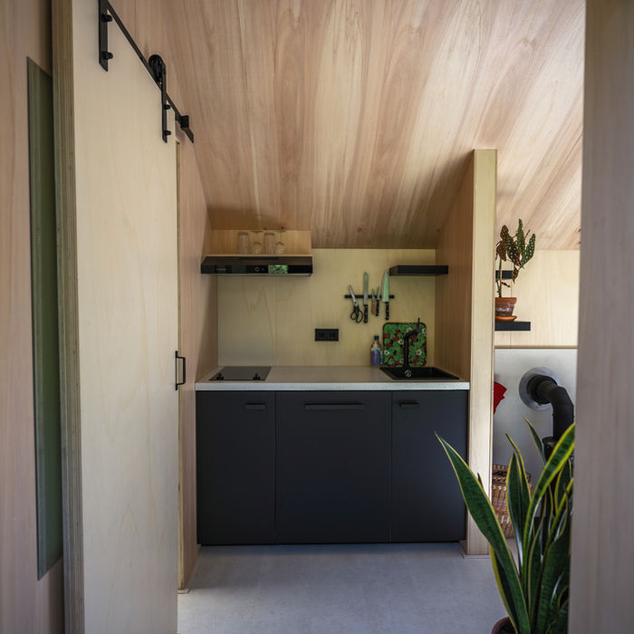 tuinhuis Leefruim keuken douche toilet