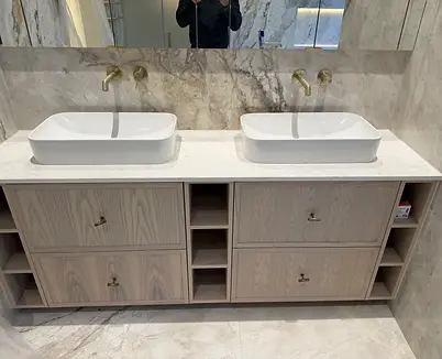 Basin installation by JM Plumbing in London
