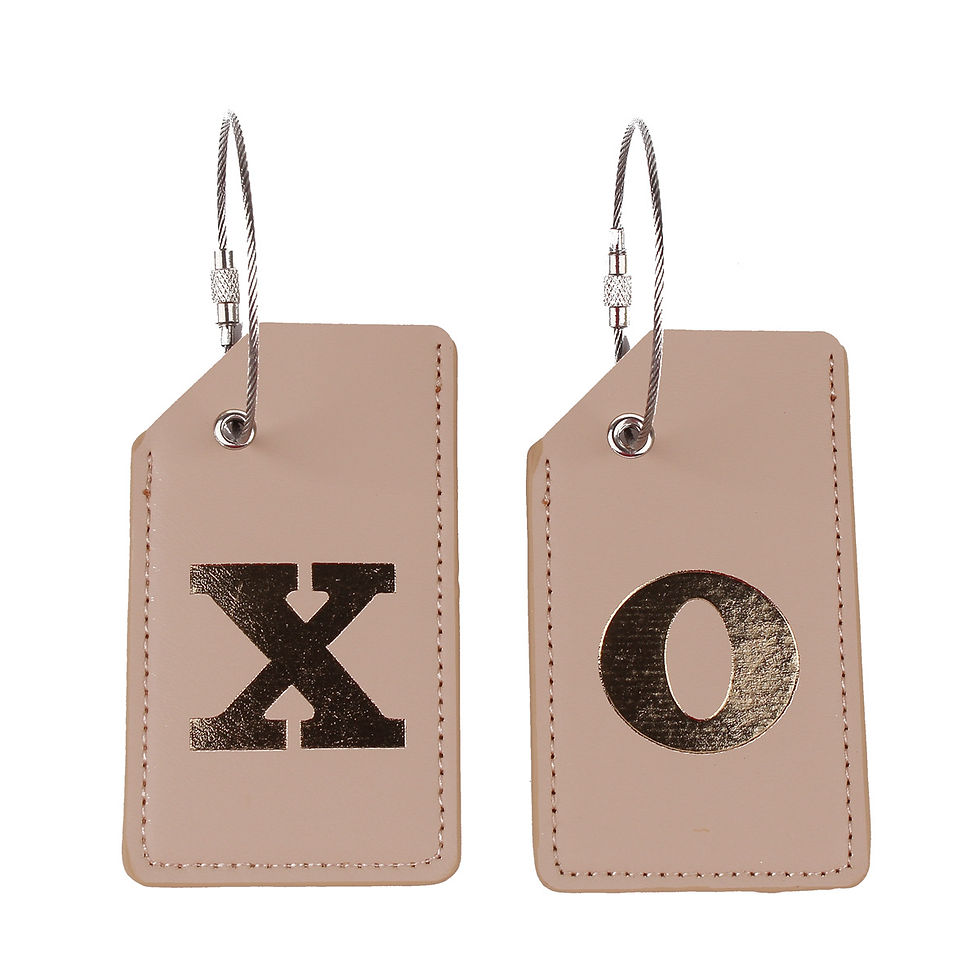 Miniatura: 2024 New Steel Wire Luggage Tag PU Luggage Label 26