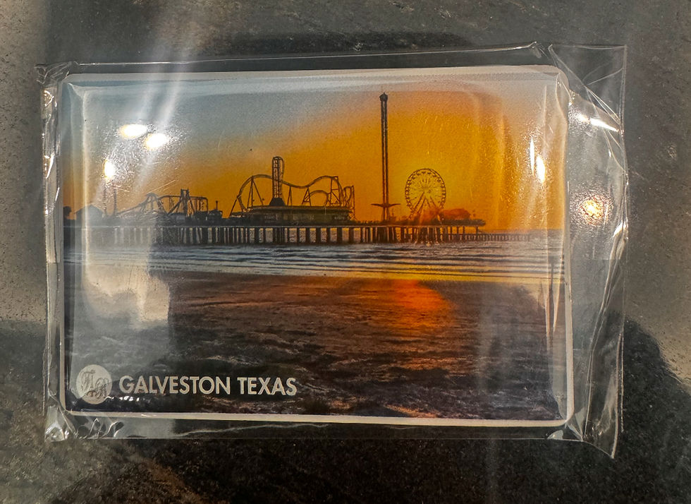 Thumbnail: Souvenir Galveston refrigerator magnet 