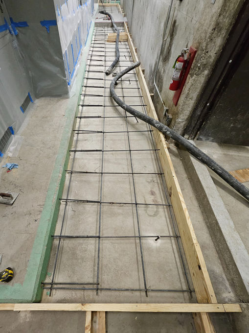 Electrical Switch Gear Pad Extension by Holding Construction LLC