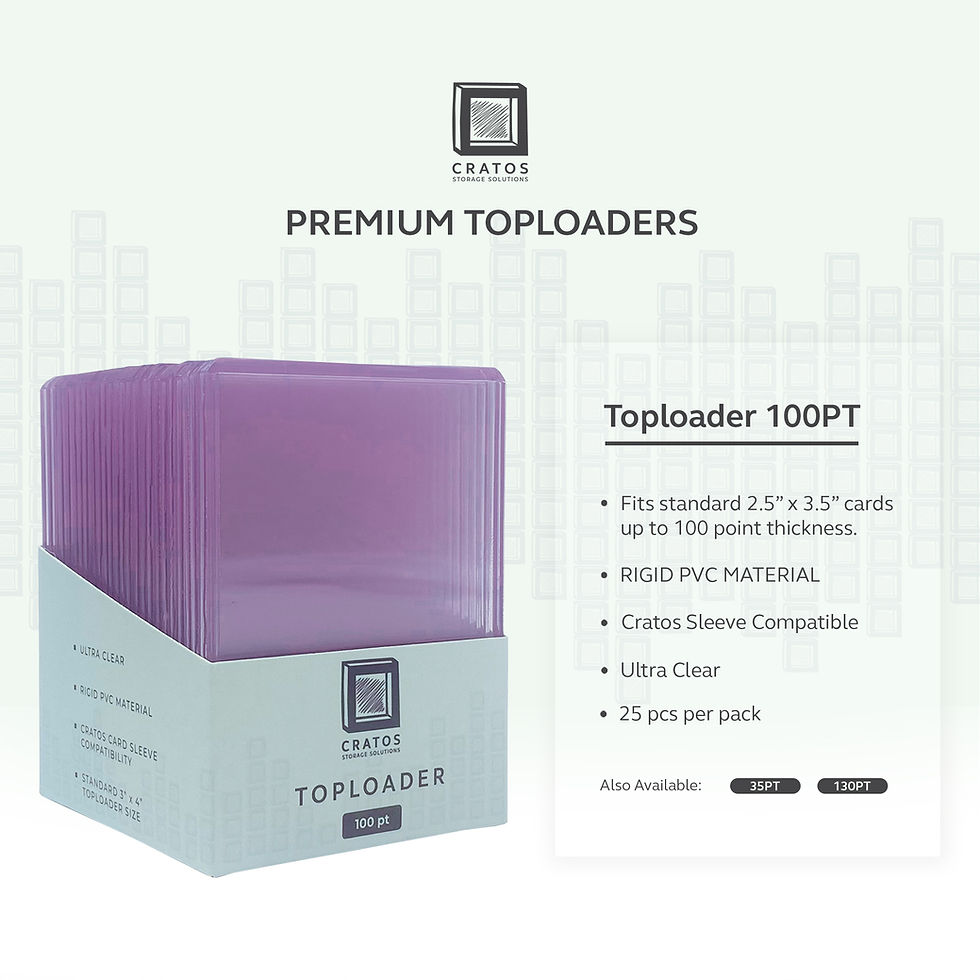 Thumbnail: Toploader Clear Card Protector