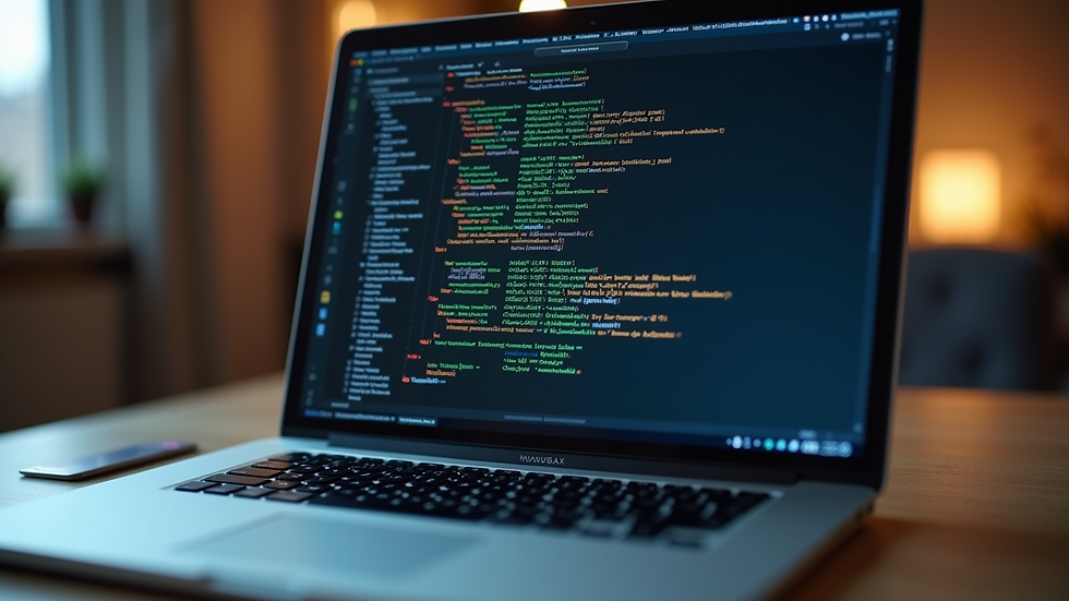 Close-up view of a laptop screen displaying Java concurrency utilities documentation