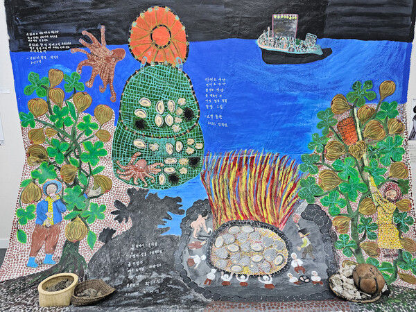 제주포럼 꽃피운 ‘찐 애순이’...화폭에 삶 담아낸 선흘 그림 할망들