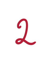 number two custom lettering