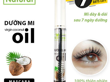 Mascara dầu Dừa – Sản phẩm dưỡng dài mi tuyệt vời từ thiên nhiên