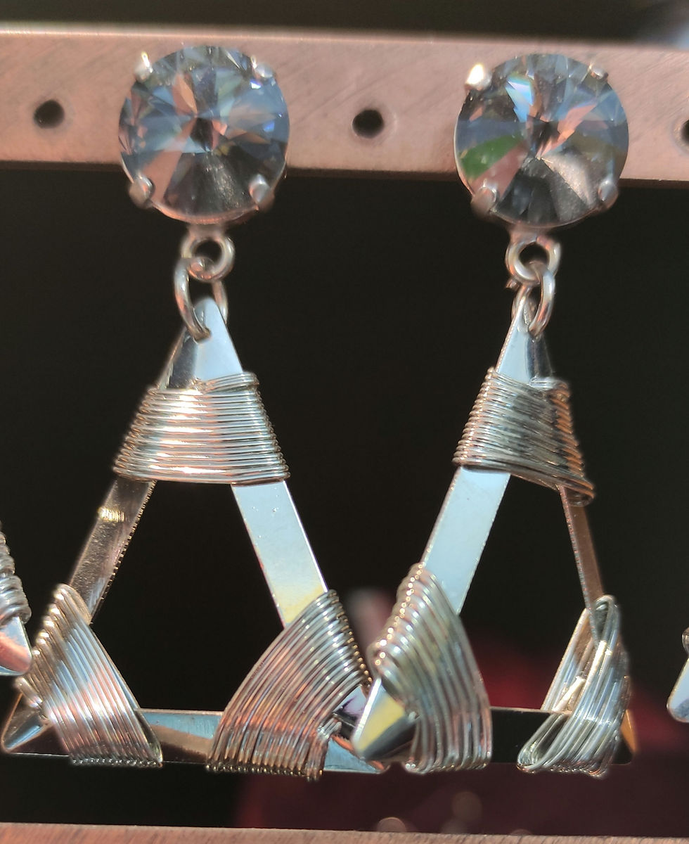 Miniatura: Orecchini a triangolo