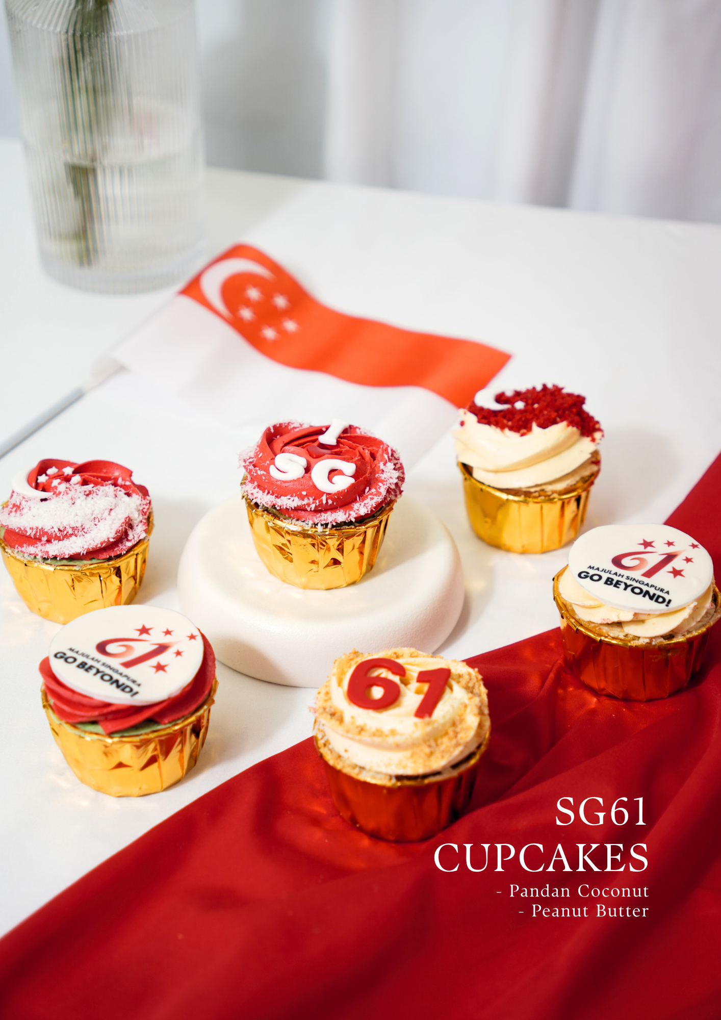 SG61 Cupcakes Box (Bundle of 6)