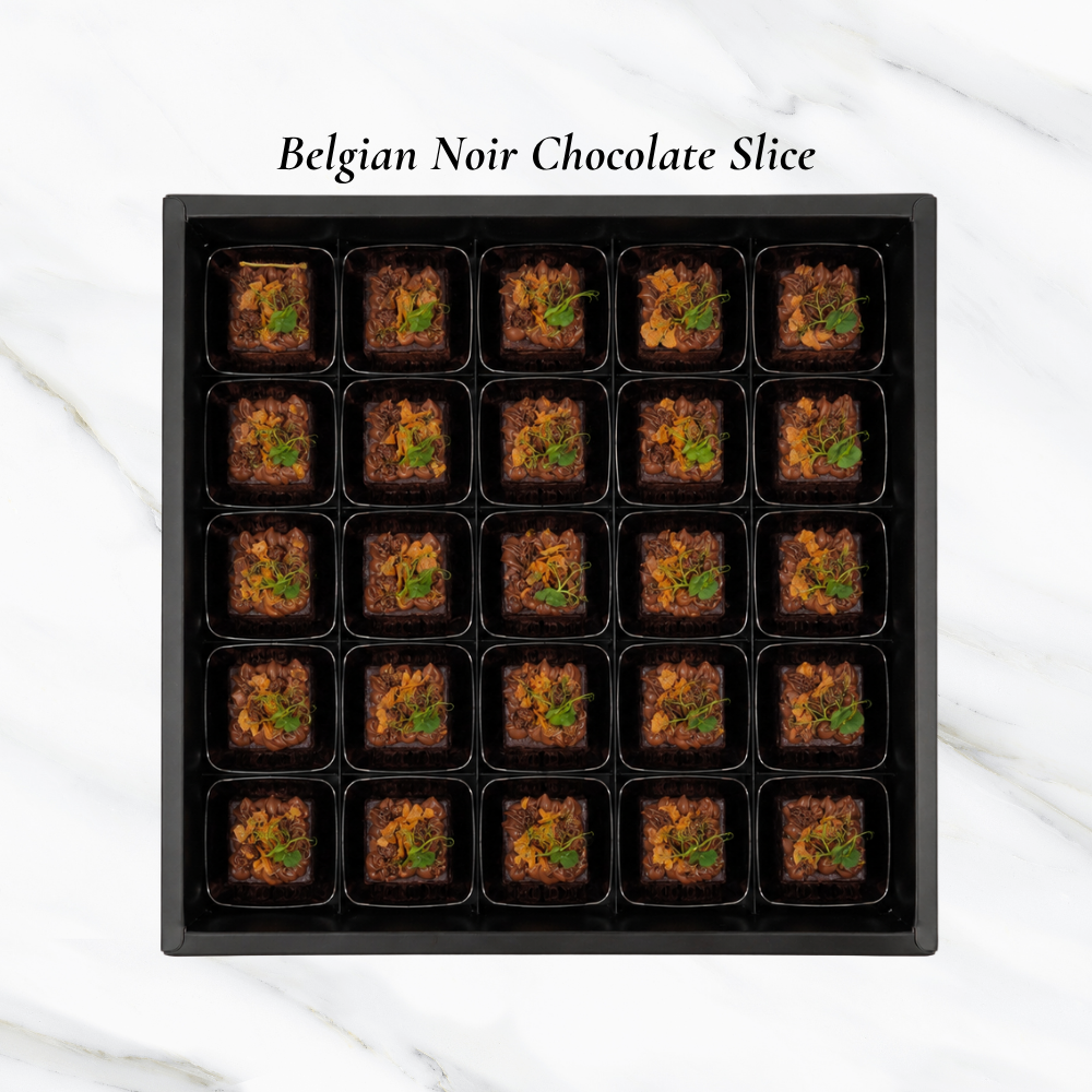 Belgian Noir Chocolate Slice