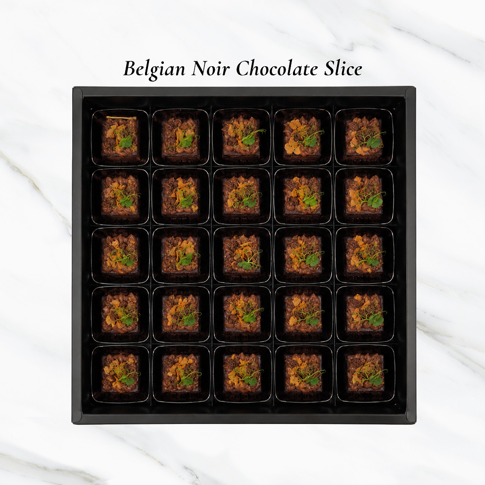 Belgian Noir Chocolate Slice
