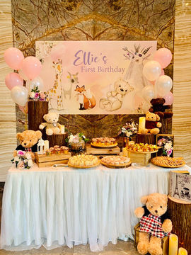 teddy bear dessert table singapore