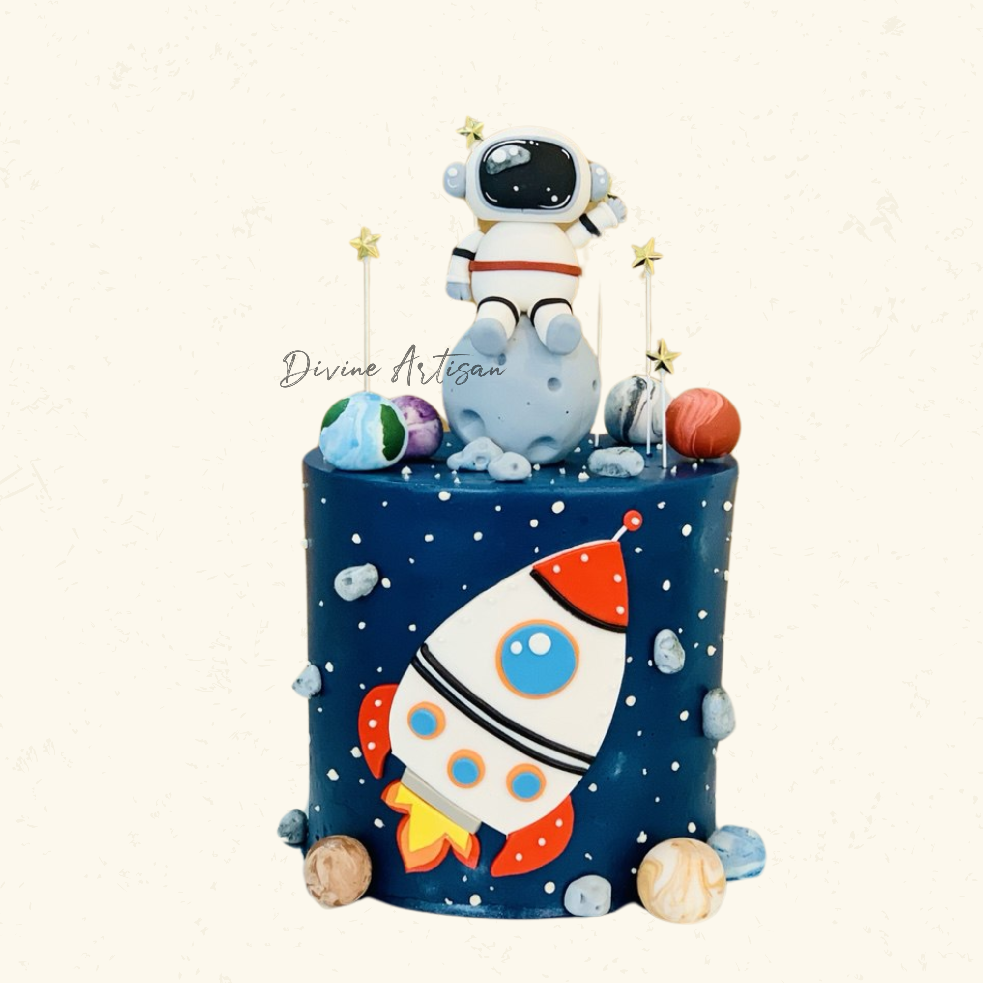 Space Explorer Astronaut Cake