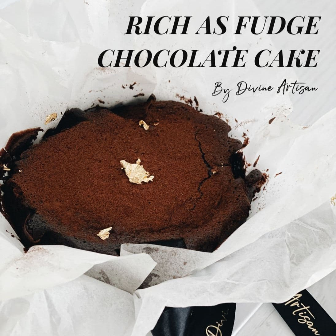 Rich as FUDGE Chocolate Cake