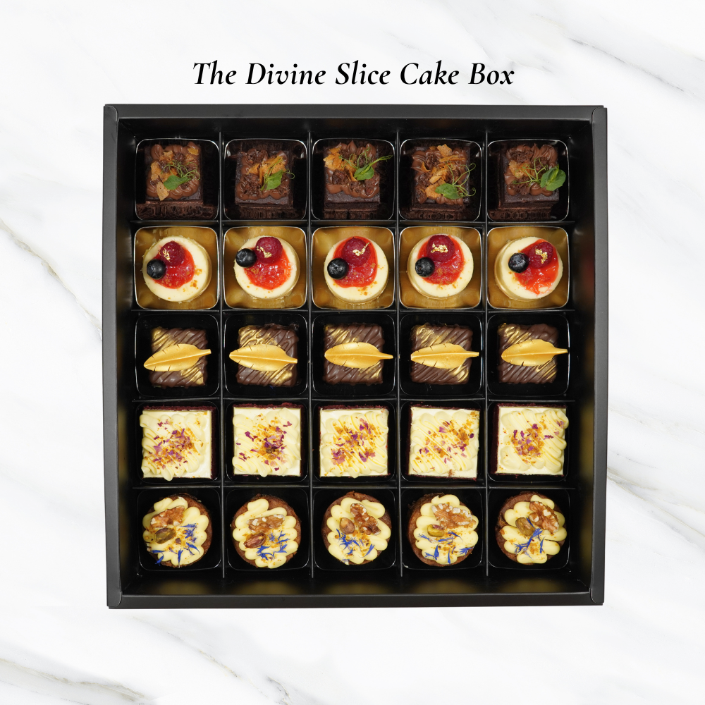 The Divine Slice Cake Box
