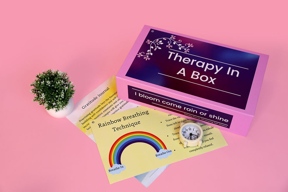 Thumbnail: I bloom come rain or shine: Therapy Box for Developing Self-Esteem