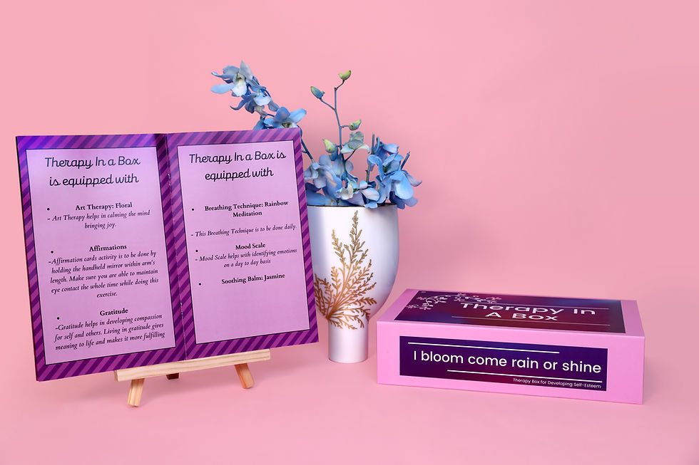 Thumbnail: I bloom come rain or shine: Therapy Box for Developing Self-Esteem