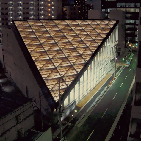 روفلاغ- (ROOFLAG) سقف مثلثي مذهل مصنوع من الخشب المصفح