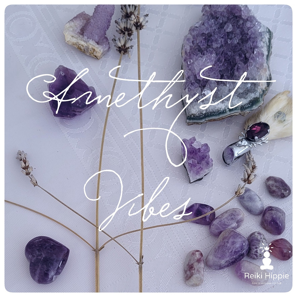 Reiki Hippie Amethyst Crystal Collection