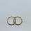 Thumbnail: 14 Karat Gold Bamboo Hoops