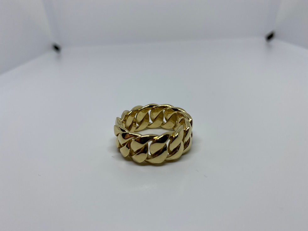 Thumbnail: Gold Cuban Link Ring