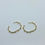Thumbnail: 14 Karat Gold Bamboo Hoops