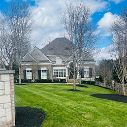 We also did the Mulch on this property