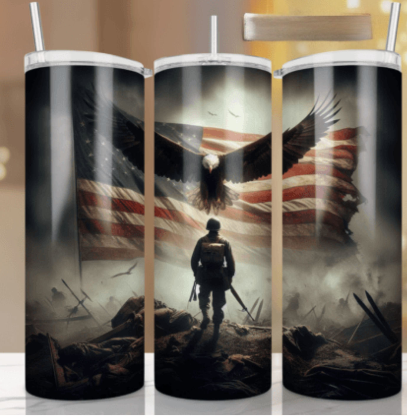 Defenders of Freedom Tumbler