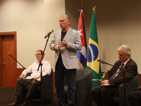 Presidente de Cuba é o 1º do BRICS a receber a Carta de Niterói