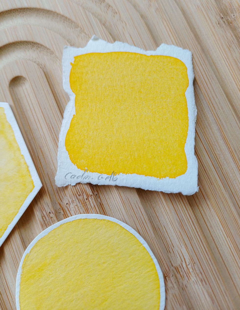 Miniaturbild: Cadmium gelb mittel, hochwertige Profi Aquarellfarbe, handgemacht