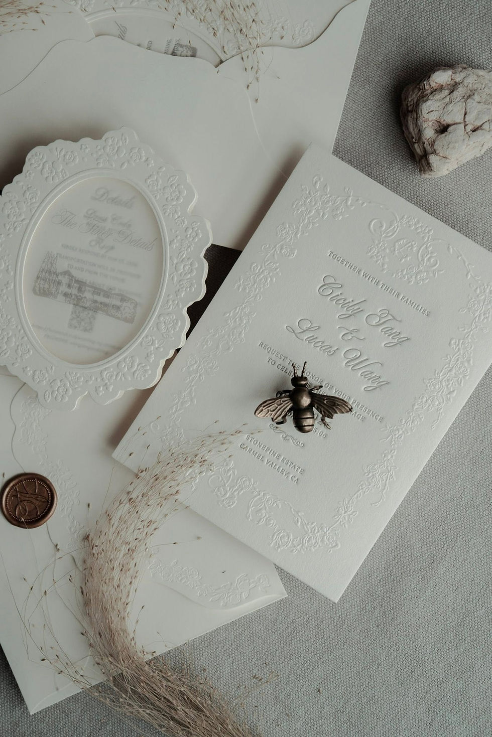 Thumbnail: Custom Wedding Invitation Suite 2