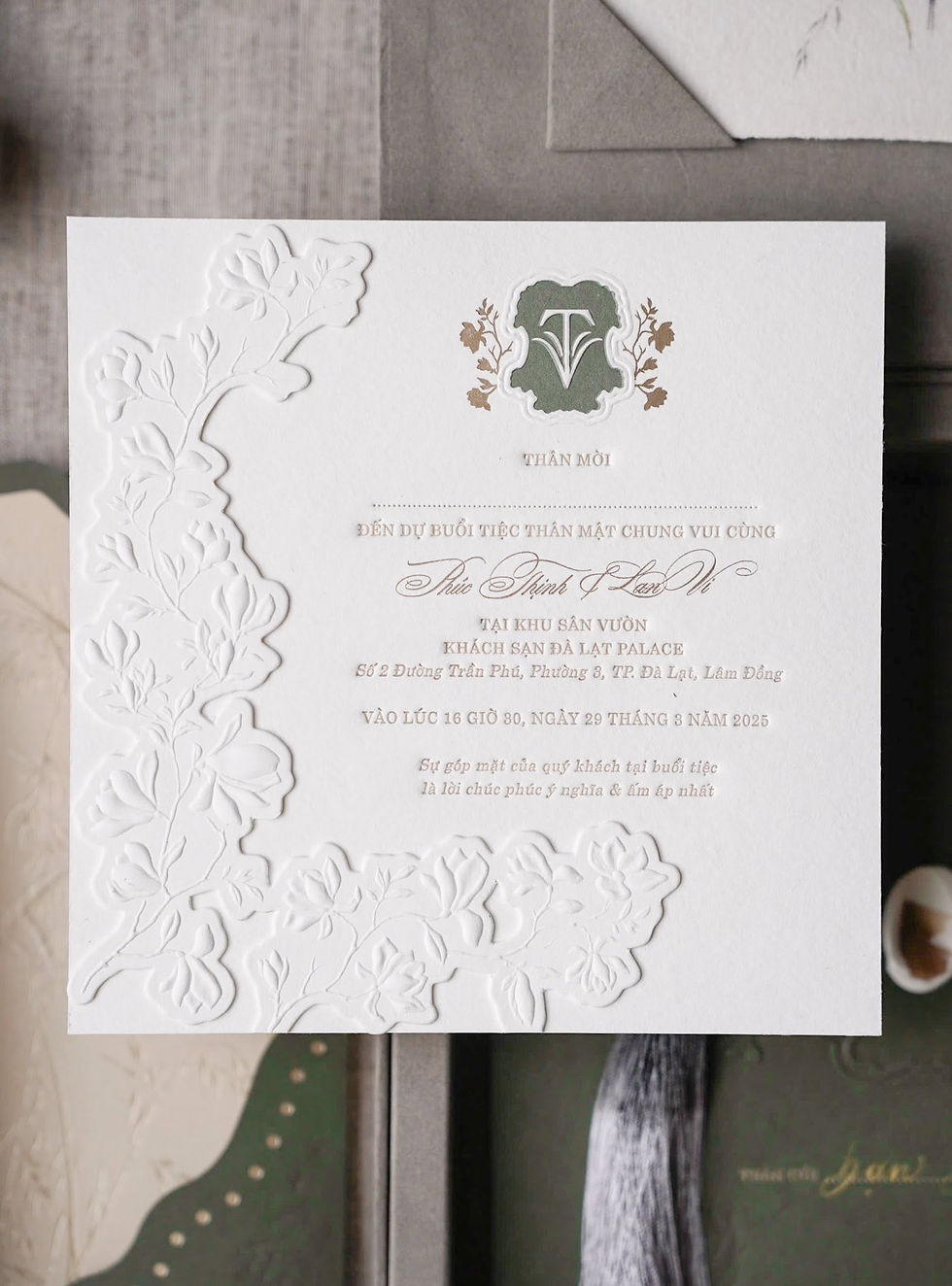 Thumbnail: Custom Wedding Invitation Suite 8