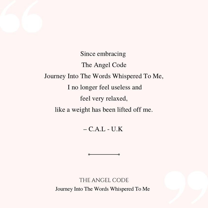 Reader Review: The Angel Code Journey Into The Words Whispered To Me