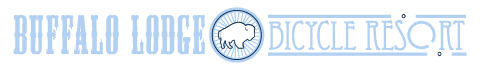Buffalo Lodge Bicycle Resort logo