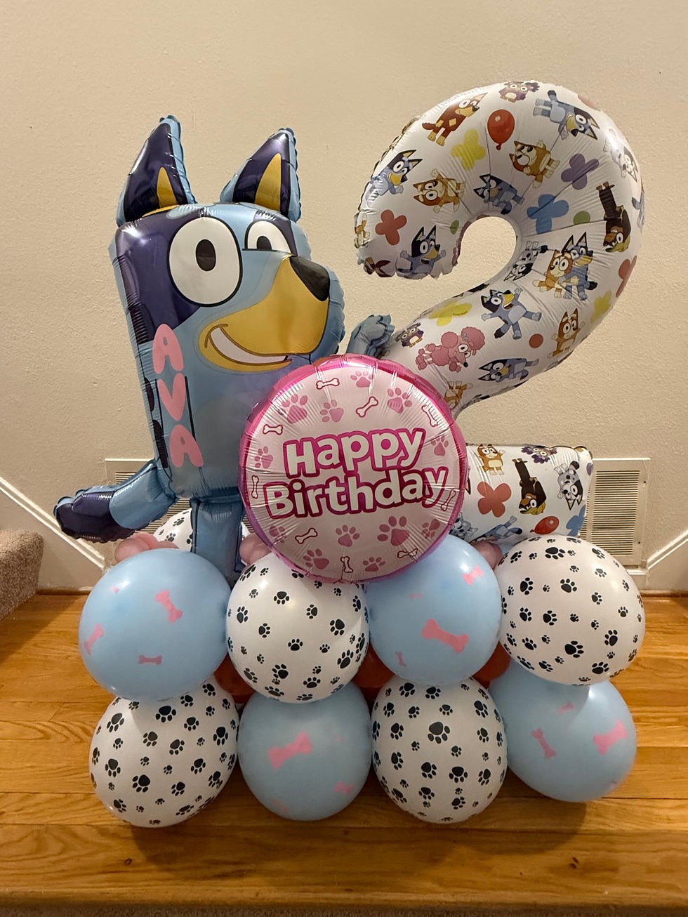 Balloon Number Stack_Bluey Theme Number 2