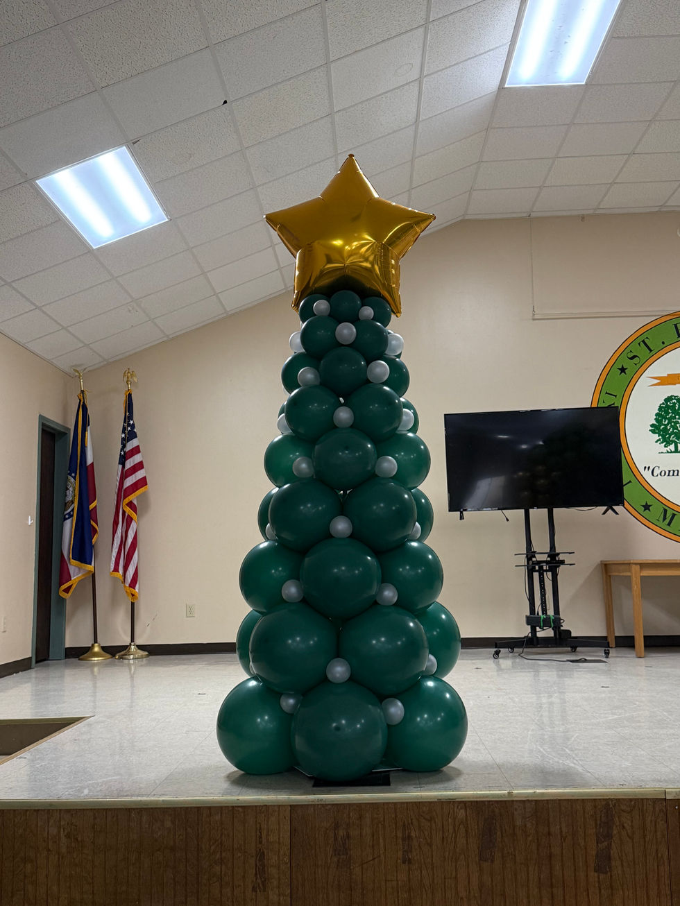 Classic Balloon Christmas Tree