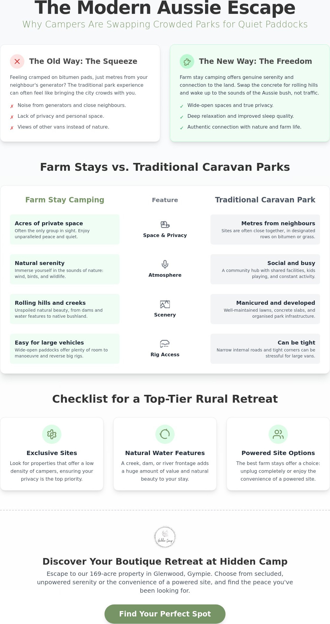 Farm stay camping Gympie