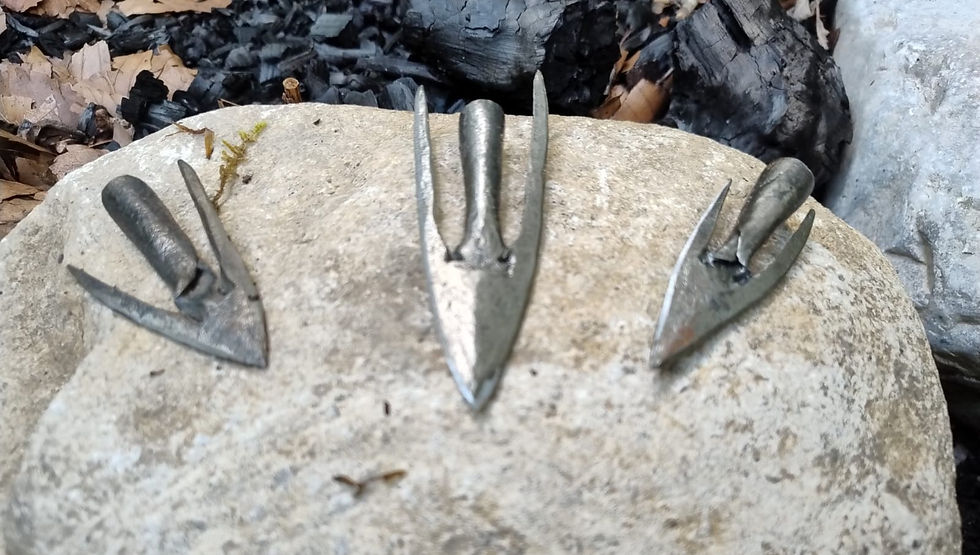 Miniature : Pointes à doubles ardillons 