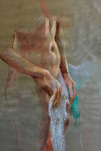 pastel sec sur papier