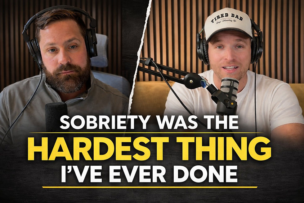 Jon from the tired dad sharing what sobriety has been like for him