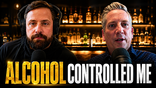 Picture of brad mcleod and guest Todd Kinney talking about gray area drinking